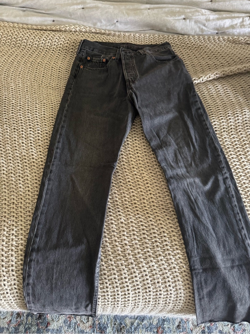 Women’s Boyfriend Jeans in Washed Black